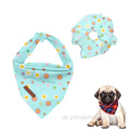 Halloween Christmas Dog Bandanas und Haarspeicher -Set